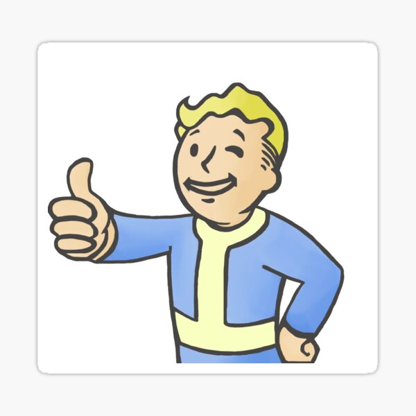 Vault Boy Stickers | Redbubble