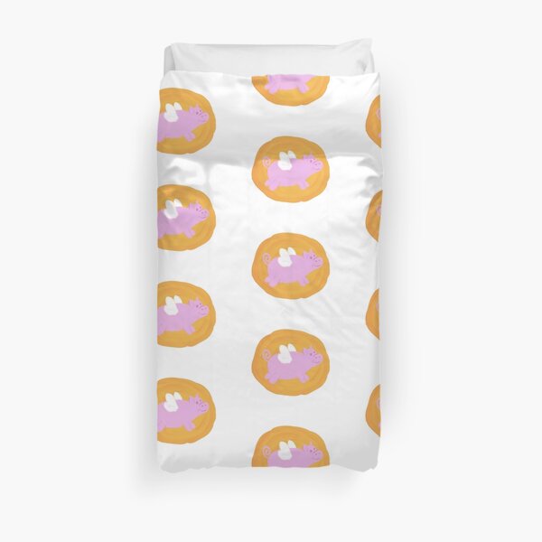 Peggy Pig Goes Flying Duvet Cover