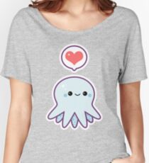 Cute Blue Octopus Women's Relaxed Fit T-Shirt