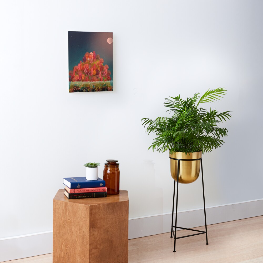 Autumn Island Mounted Print