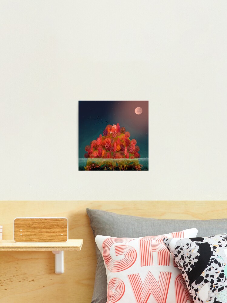 Thumbnail 2 of 3, Photographic Print, Autumn Island designed and sold by Jane-Newland.