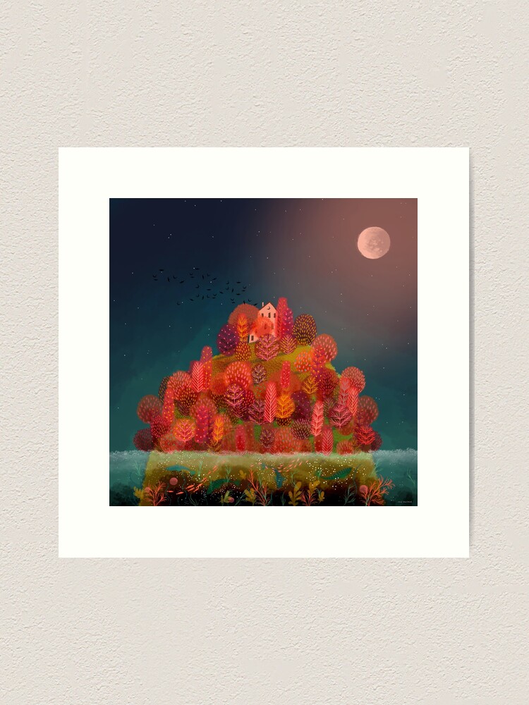 Alternate view of Autumn Island Art Print