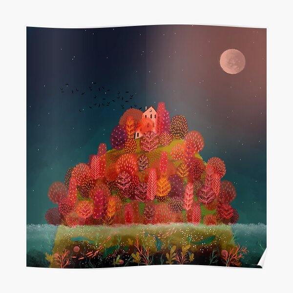 Autumn Island Poster