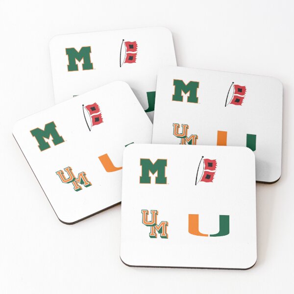 Item preview, UMiami Hurricanes Logo History designed and sold by WesternFoxcroft.