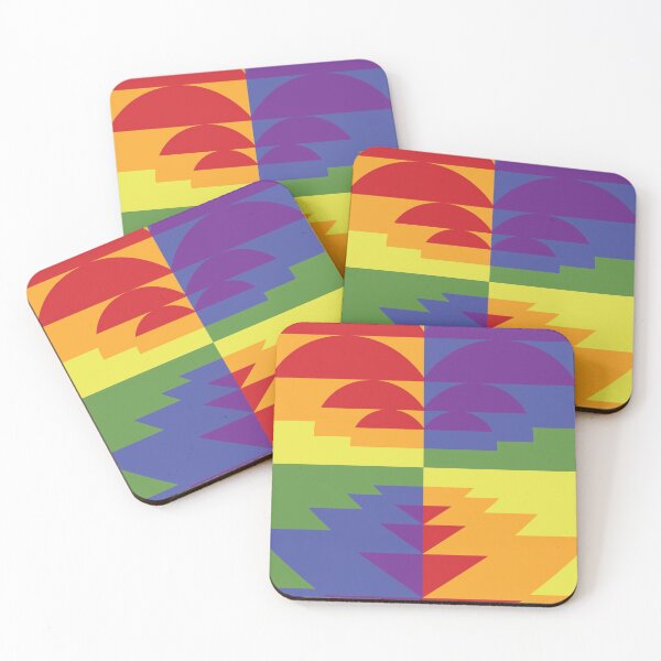 Item preview, Rainbow Hearts LGBTQ Love All Around  designed and sold by STYLE + EXPRESSION.