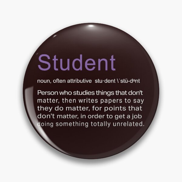 Item preview, Funny Job Definition student for college and high school designed and sold by LGamble12345.