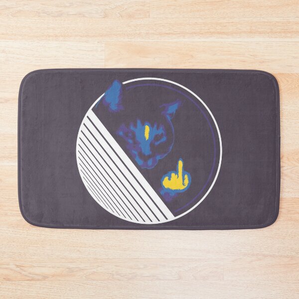 Item preview, Cat with Middle Finger Internet Meme designed and sold by FinestMeme.