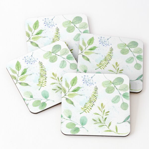Item preview, Pattern of Delicate Greenery  designed and sold by Cathi Freund.
