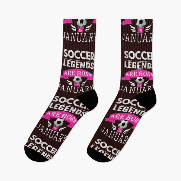 Item preview, Soccer legends are born in January designed and sold by LGamble12345.