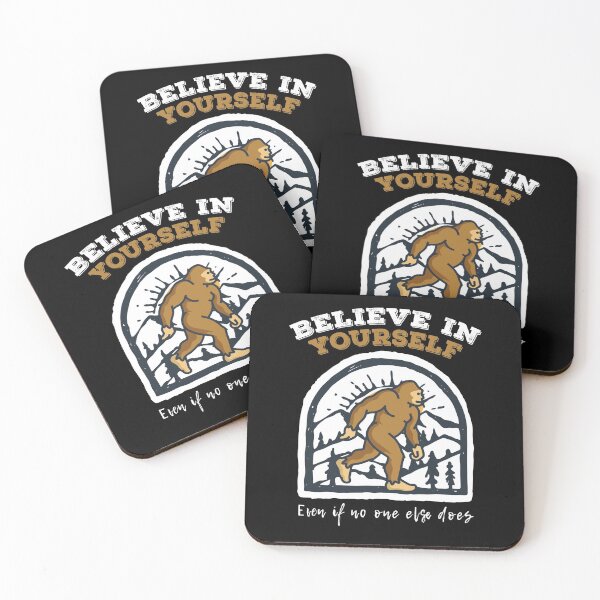 Item preview, Believe In Yourself Bigfoot designed and sold by MooonTees.
