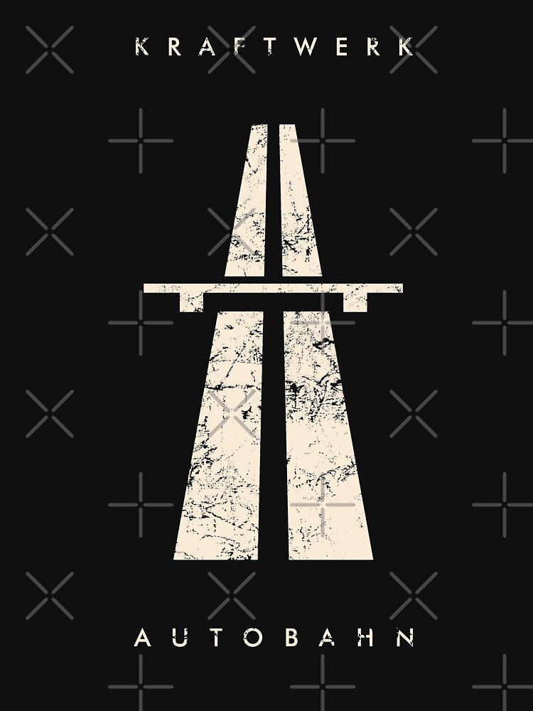 Kraftwerk autobahn vintage white by Birdtheman12345
