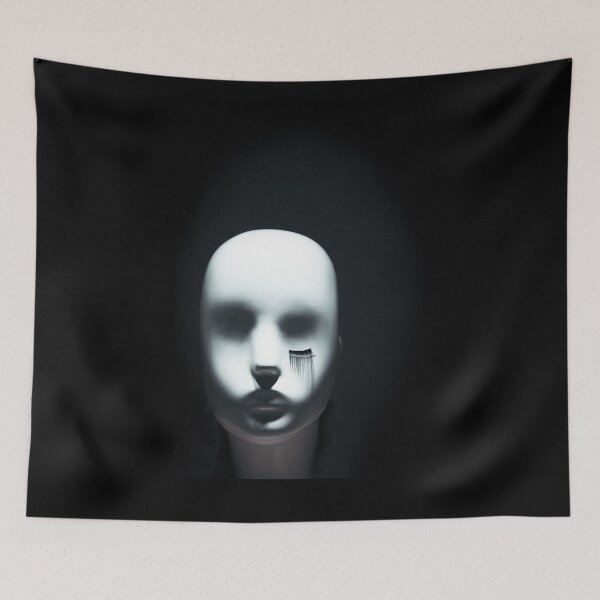 Item preview, Female white mannequin head are eyelashes only in one eye designed and sold by GemaIbarra.