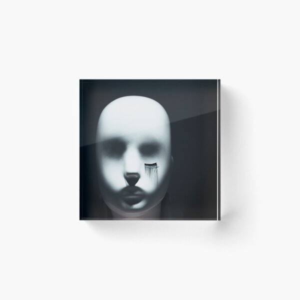 Item preview, Female white mannequin head are eyelashes only in one eye designed and sold by GemaIbarra.