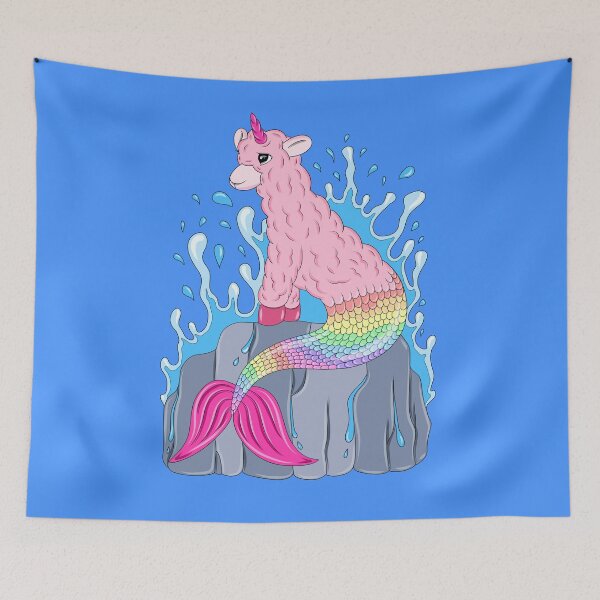 Item preview, Llamacorn Mermaid designed and sold by Melanie Jeyakkumar.