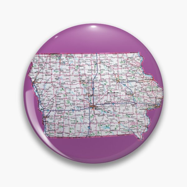 Item preview, Iowa Roadmap designed and sold by Havocgirl.