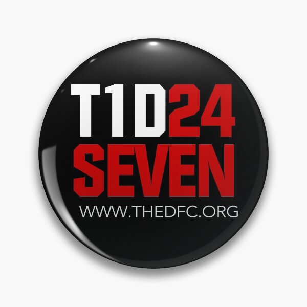 Item preview, T1D24seven Challenge - White Logo designed and sold by Diabetic Designs.