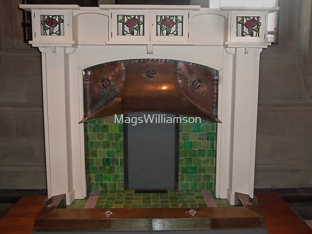 Charles Rennie Mackintosh Fireplace By Magswilliamson Redbubble