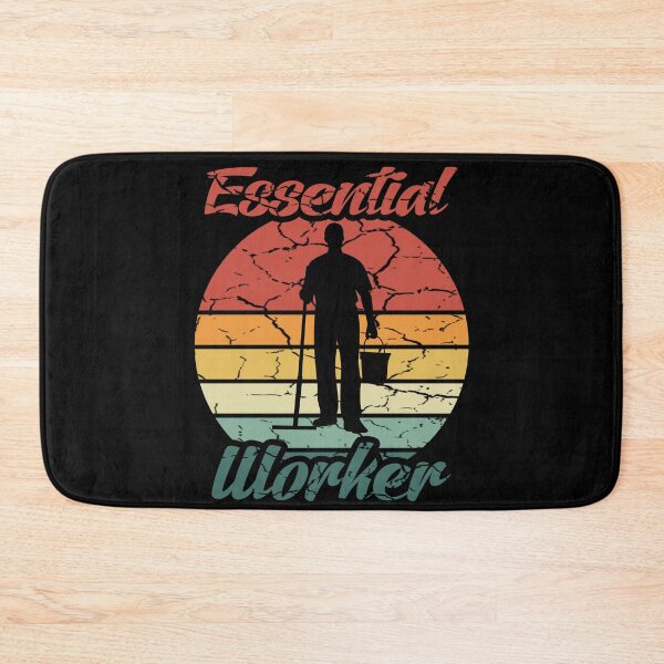Item preview, Janitor Essential Worker Vintage Retro Gift designed and sold by Dan66.
