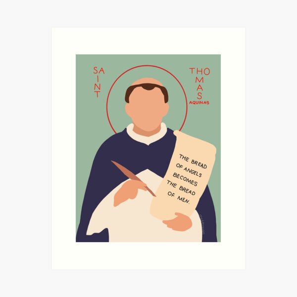 Item preview, St. Thomas Aquinas designed and sold by Brooke Therese.