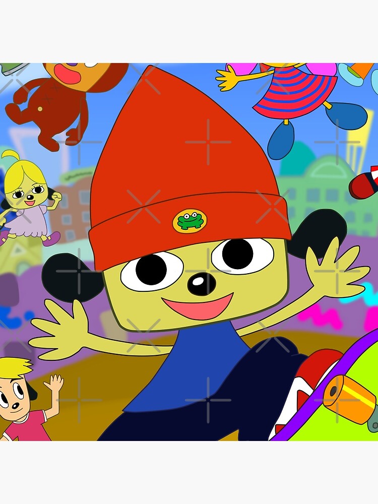 Parappa The Rapper Anime Poster Tapestry for Sale by Assassinhedgie