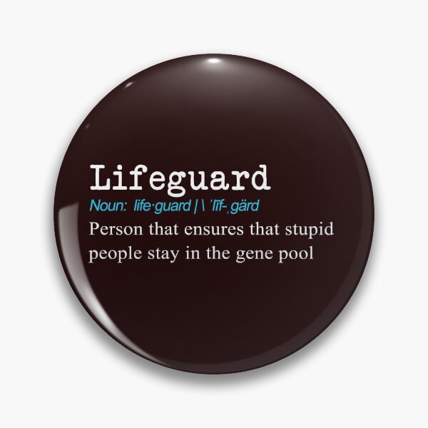Item preview, Funny Lifeguard Definition Gift Design designed and sold by LGamble12345.