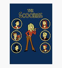 Buffy and the Scooby Gang Photographic Print