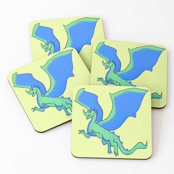 Item preview, Cool Green and Blue Simple Dragon designed and sold by Sirieht.