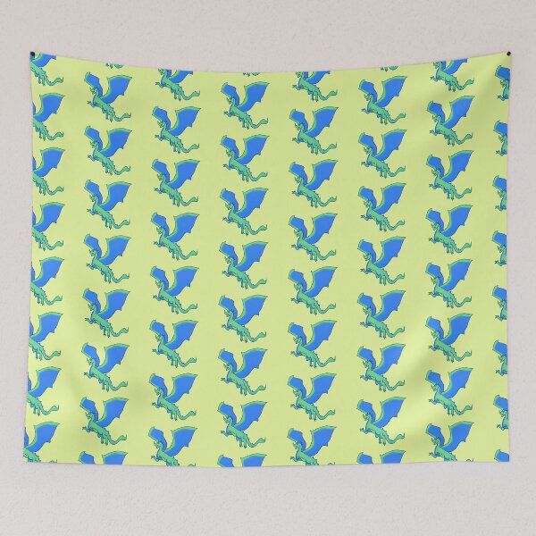 Item preview, Cool Green and Blue Simple Dragon designed and sold by Sirieht.