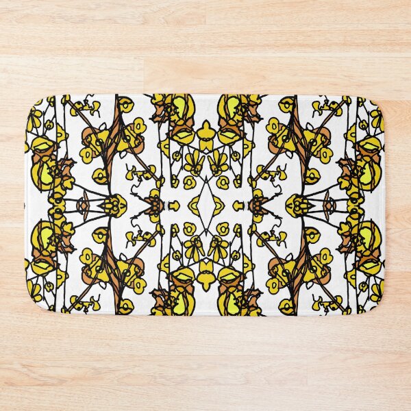 Item preview, Golden Floral Petals Abstract designed and sold by NOTSNIW ART.