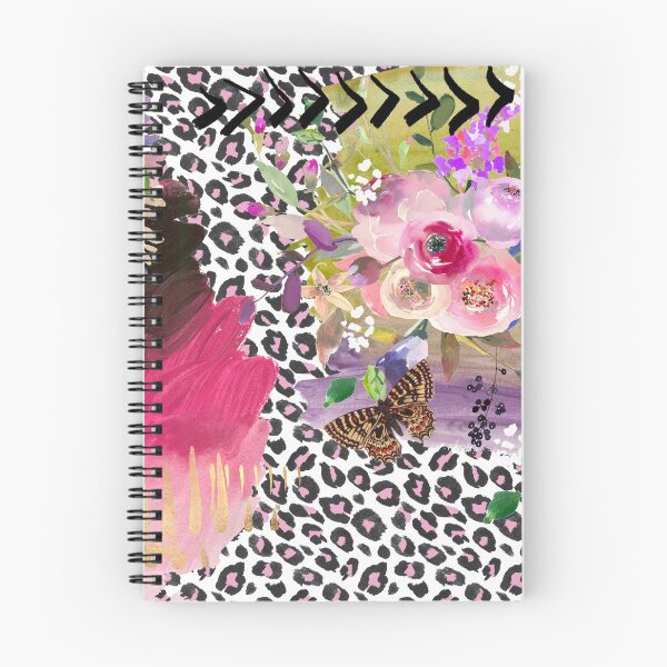 Item preview, Absract leopard floral collage designed and sold by Lisa Casineau.