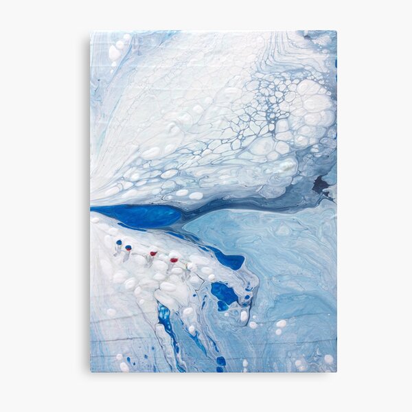 CREVASSE FIELDS Metal Print