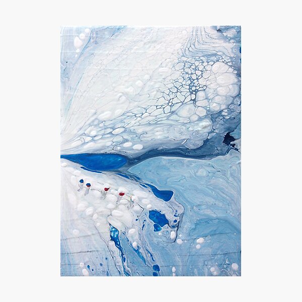 CREVASSE FIELDS Photographic Print