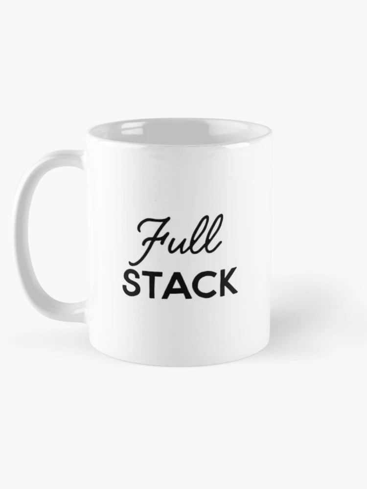 Thumbnail 5 of 6, Coffee Mug, Full Stack Developer (Inverted) designed and sold by developer-gifts.