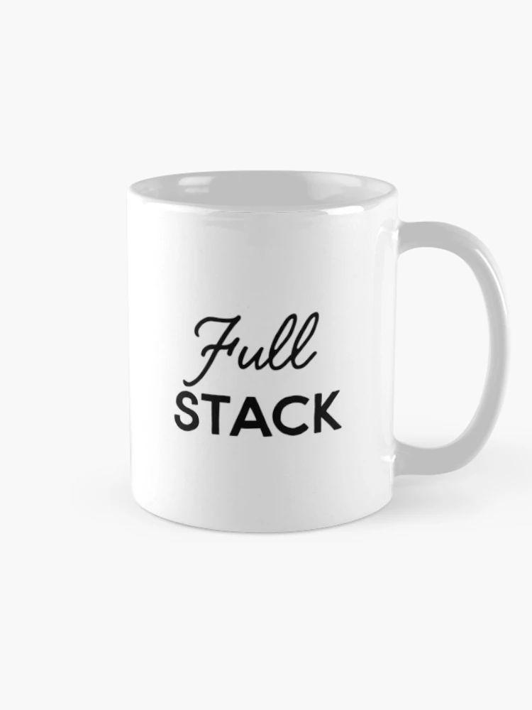 Thumbnail 3 of 6, Coffee Mug, Full Stack Developer (Inverted) designed and sold by developer-gifts.