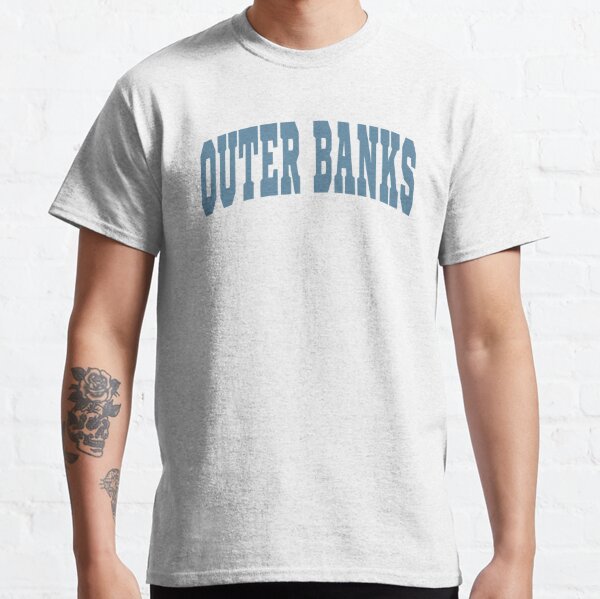Conception de lettrage universitaire Outer Banks T-shirt classique