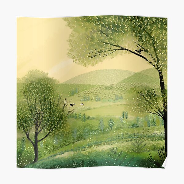 Pastures Green Poster