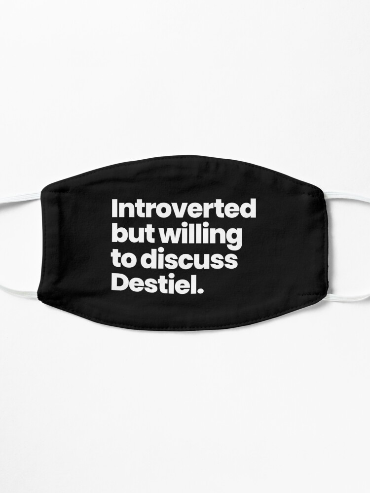 Alternate view of Introverted but willing to discuss Destiel - Supernatural Mask