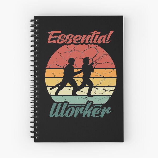 Item preview, Essential Worker FireFighter Vintage Retro Gift t shirt designed and sold by Dan66.