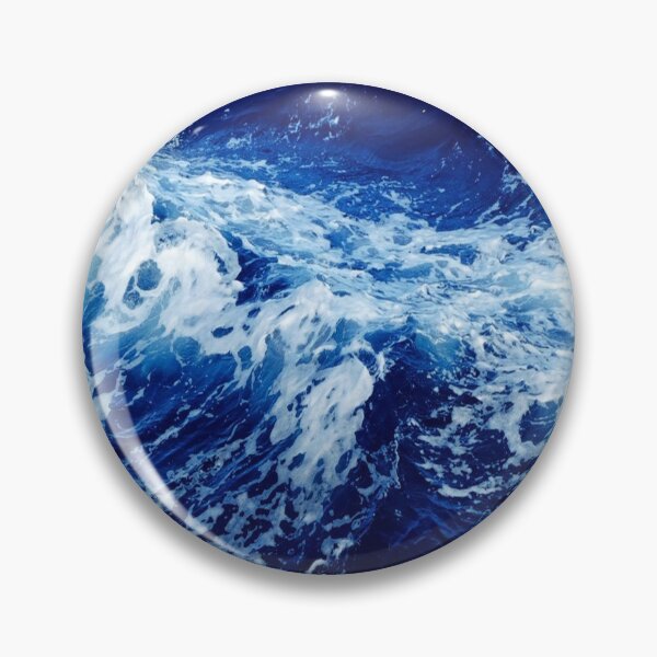 Item preview, sea blue waves designed and sold by osamamohamad.