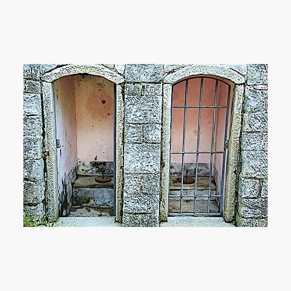 Old toilet in Lucolena - Toscana Photographic Print