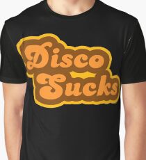 Disco Sucks - Retro 70s - Logo Graphic T-Shirt