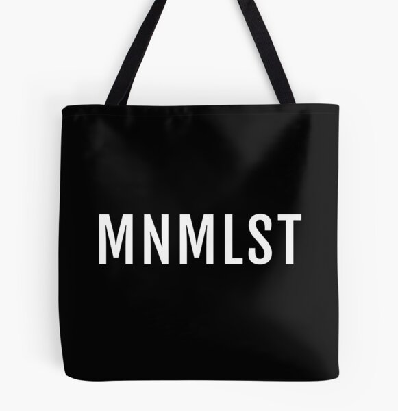 MNMLST, Minimalist black version | Tote Bag