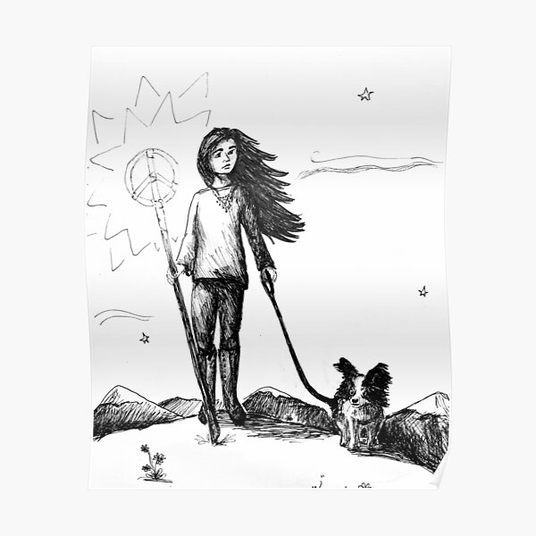 "Free spirit" Poster by MMurakamiArt | Redbubble