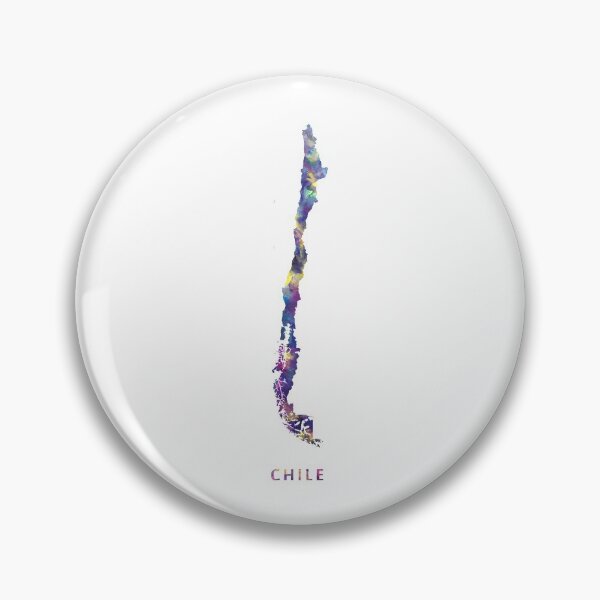 Item preview, Chile Map designed and sold by MonnPrint.
