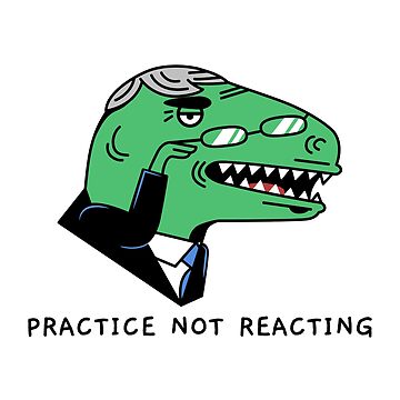 Artwork thumbnail, PRACTICE NOT REACTING by Ethos Bubbles