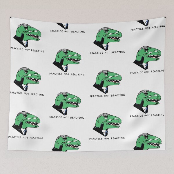 Item preview, PRACTICE NOT REACTING designed and sold by Ethos Bubbles.