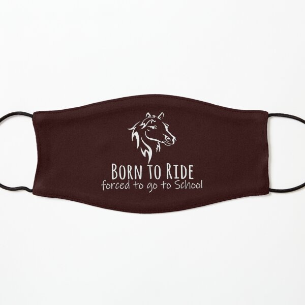 Top Horse Love Born to Ride Girl Gift Design Kids Mask