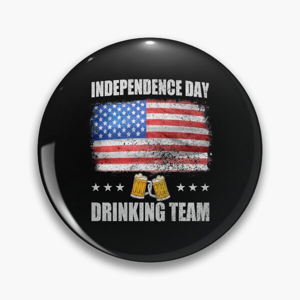 Item preview, Independence Day Drinking Team I USA Flag Distressed Vintage Retro Design designed and sold by Amazing Designs.