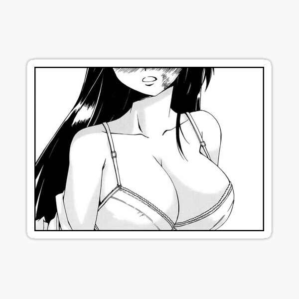 Tetas Grandes Ecchi Girl Pegatina