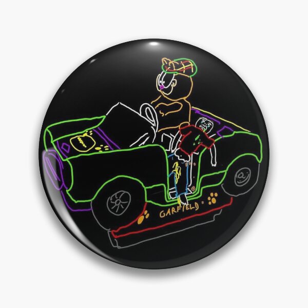 Item preview, Sick kid in Garfield car!  designed and sold by RadicalGaymer.